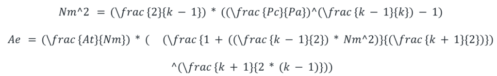 Calculation of Mach number