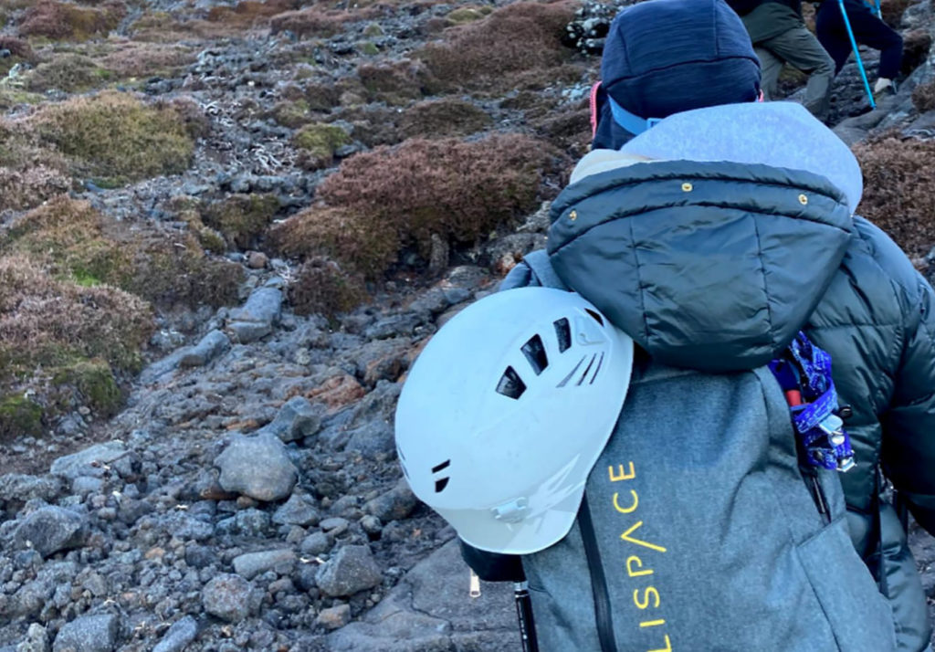 Maria representing Valispace whilst hiking