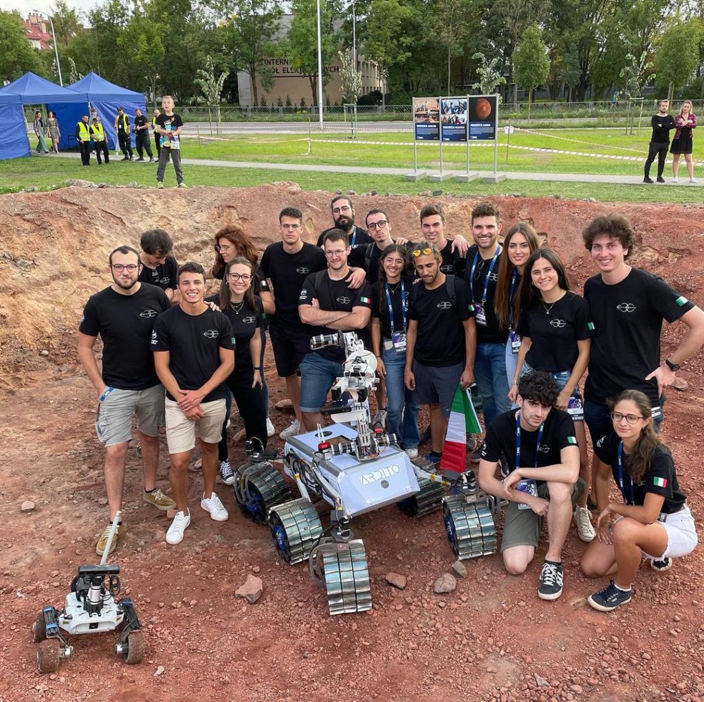 Team DIANA with their rover