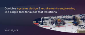 Combine systems design & requirements engineering in a single tool for super fast iterations